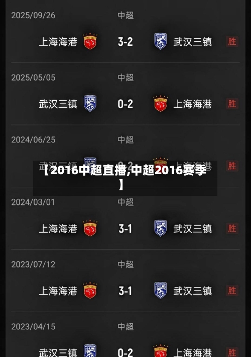 【2016中超直播,中超2016赛季】-第1张图片