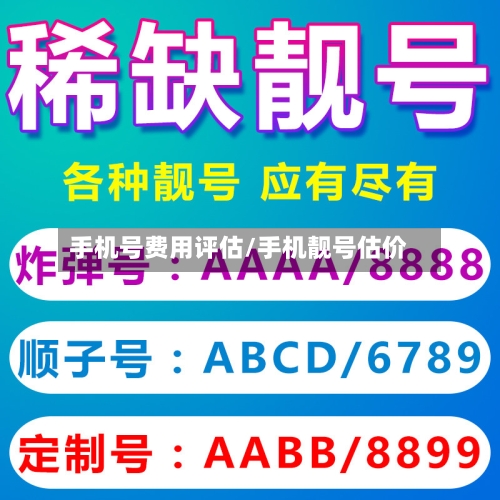手机号费用评估/手机靓号估价-第1张图片