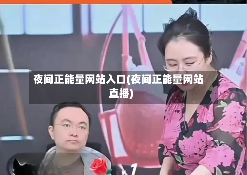夜间正能量网站入口(夜间正能量网站直播)-第1张图片