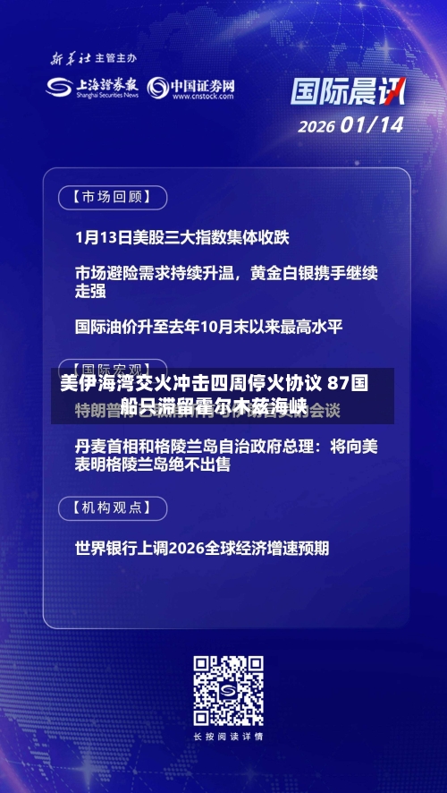 美伊海湾交火冲击四周停火协议 87国船只滞留霍尔木兹海峡-第3张图片