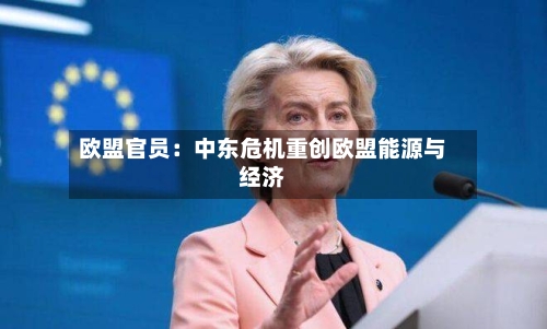 欧盟官员：中东危机重创欧盟能源与经济-第3张图片