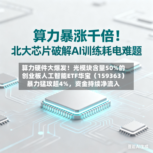 算力硬件大爆发！光模块含量50%的创业板人工智能ETF华宝（159363）暴力猛攻超4%，资金持续净流入-第2张图片