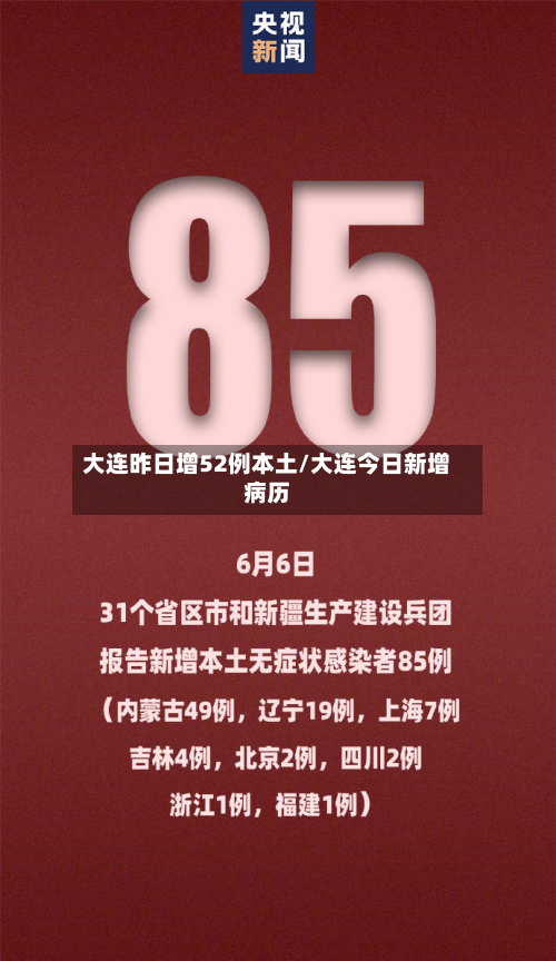 大连昨日增52例本土/大连今日新增病历-第1张图片