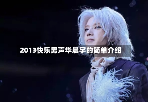 2013快乐男声华晨宇的简单介绍-第1张图片
