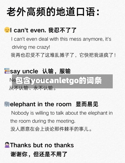 包含youcanletgo的词条-第1张图片