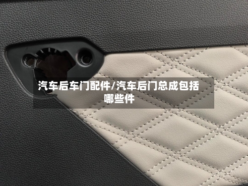 汽车后车门配件/汽车后门总成包括哪些件-第3张图片