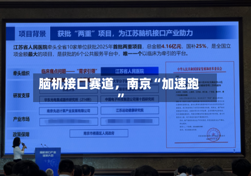 脑机接口赛道	，南京“加速跑”-第1张图片