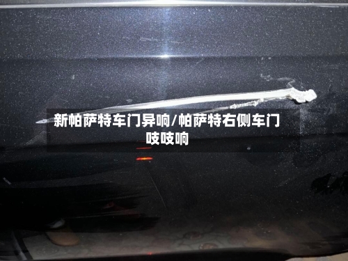 新帕萨特车门异响/帕萨特右侧车门吱吱响-第1张图片