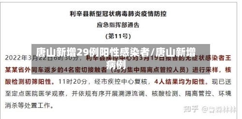 唐山新增29例阳性感染者/唐山新增病例-第2张图片