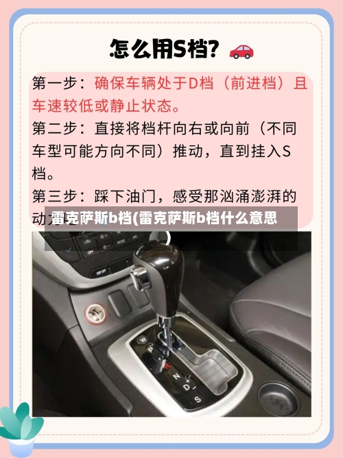 雷克萨斯b档(雷克萨斯b档什么意思)-第2张图片