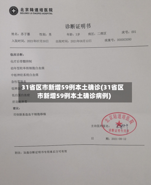 31省区市新增59例本土确诊(31省区市新增59例本土确诊病例)-第1张图片