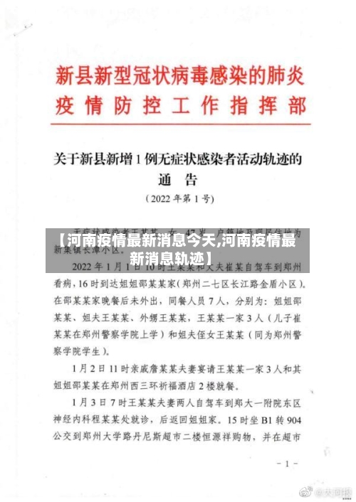【河南疫情最新消息今天,河南疫情最新消息轨迹】-第1张图片