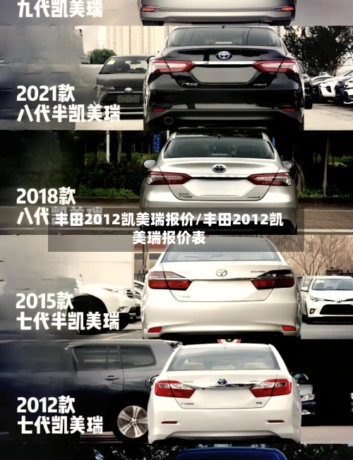丰田2012凯美瑞报价/丰田2012凯美瑞报价表-第2张图片
