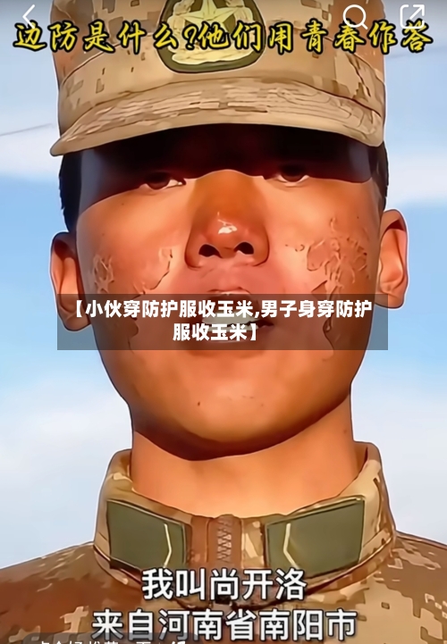 【小伙穿防护服收玉米,男子身穿防护服收玉米】-第3张图片