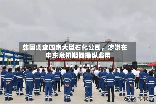 韩国调查四家大型石化公司，涉嫌在中东危机期间操纵费用-第3张图片