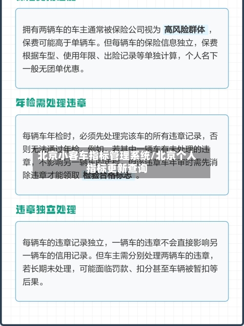 北京小客车指标管理系统/北京个人指标更新查询-第1张图片