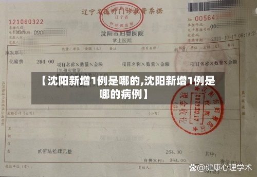 【沈阳新增1例是哪的,沈阳新增1例是哪的病例】-第1张图片