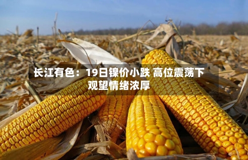 长江有色:19日镍价小跌 高位震荡下观望情绪浓厚-第1张图片