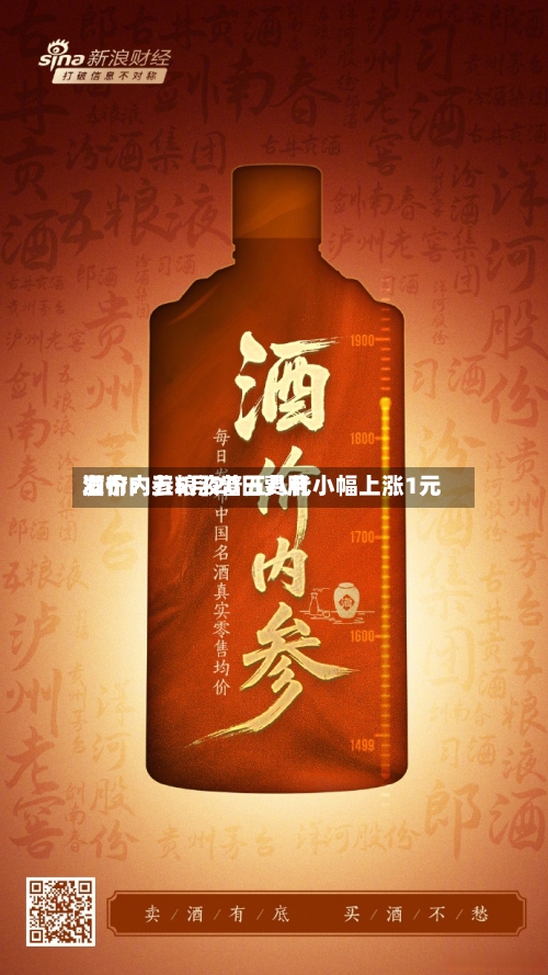酒价内参5月20日费用发布：五粮液普五八代小幅上涨1元-第2张图片