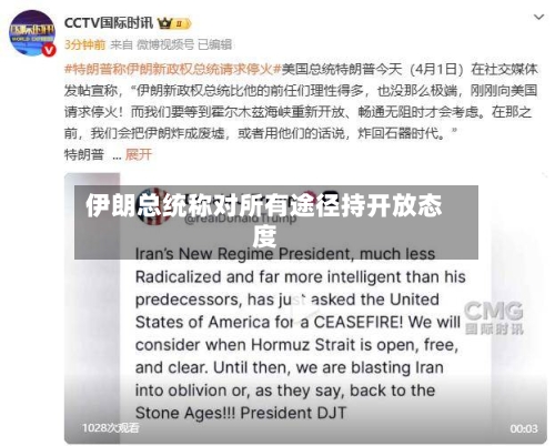 伊朗总统称对所有途径持开放态度-第2张图片