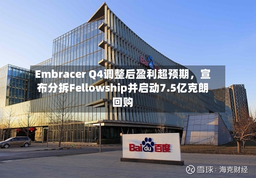 Embracer Q4调整后盈利超预期，宣布分拆Fellowship并启动7.5亿克朗回购-第3张图片