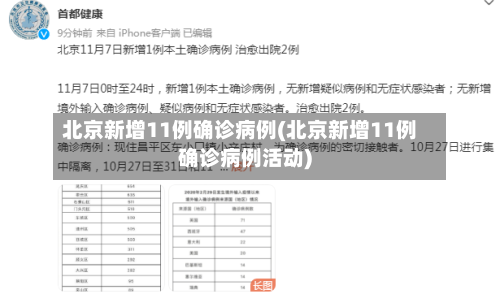 北京新增11例确诊病例(北京新增11例确诊病例活动)-第2张图片