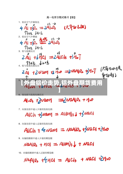 【外盘铝价走势,铝外盘期货费用】-第3张图片