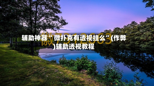 辅助神器“ 微扑克有透视挂么”(作弊)辅助透视教程-第1张图片