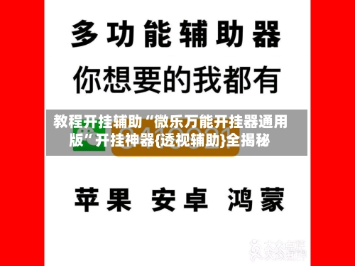 教程开挂辅助“微乐万能开挂器通用版”开挂神器{透视辅助}全揭秘-第3张图片