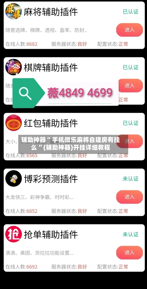 辅助神器“ 手机微乐麻将自建房有挂么 ”(辅助神器)开挂详细教程-第2张图片