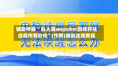 辅助神器“ 私人局wepoker游戏开挂透视作弊软件”(作弊)辅助透视教程-第1张图片