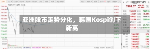 亚洲股市走势分化，韩国Kospi创下新高-第1张图片