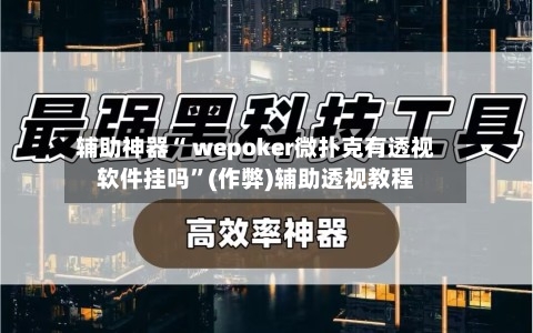 辅助神器“ wepoker微扑克有透视软件挂吗”(作弊)辅助透视教程-第2张图片